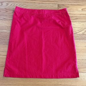 GAP Factory Vibrant Red A-Line Skirt